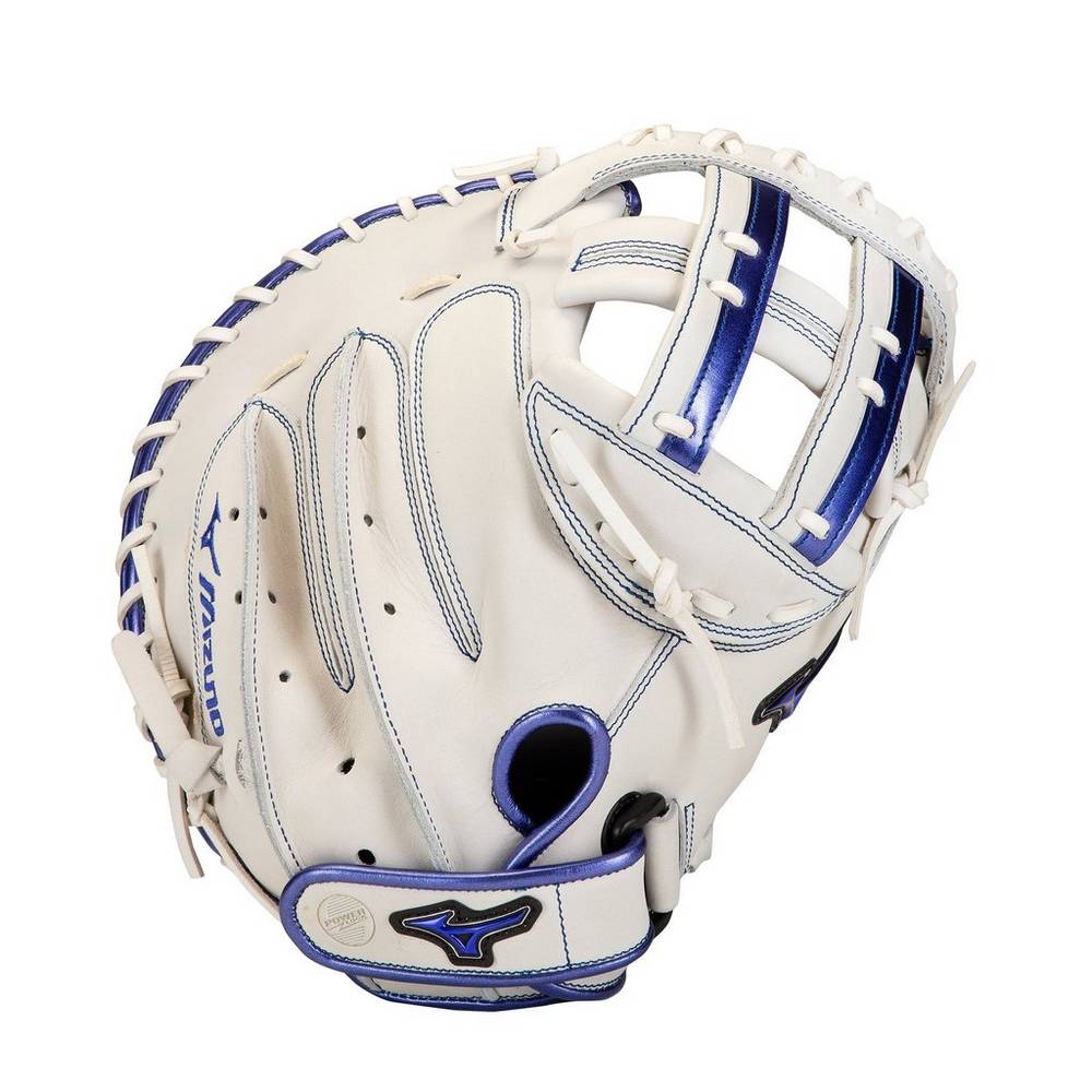 Catchers Mitt Mizuno Softball MVP Prime SE Fastpitch 34" Donna - Bianche/Blu Reale - 81903-AHQI